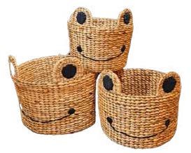 Frog Baskets handicraft