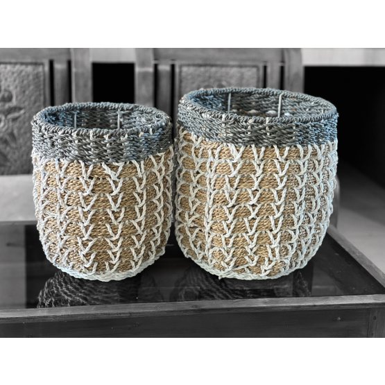 Round Basket B2BR01.SG-RF handicraft